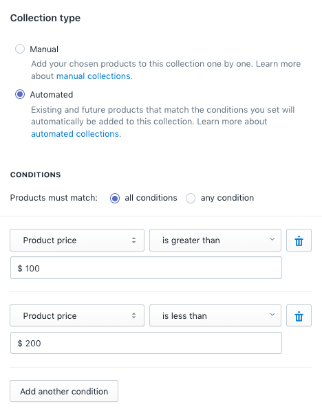image conditions image conditions