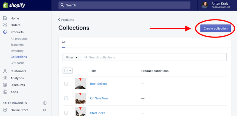 shopify product collections shopify product collections