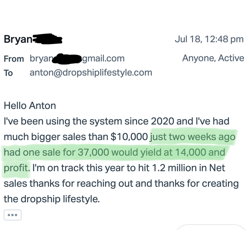 Member success story