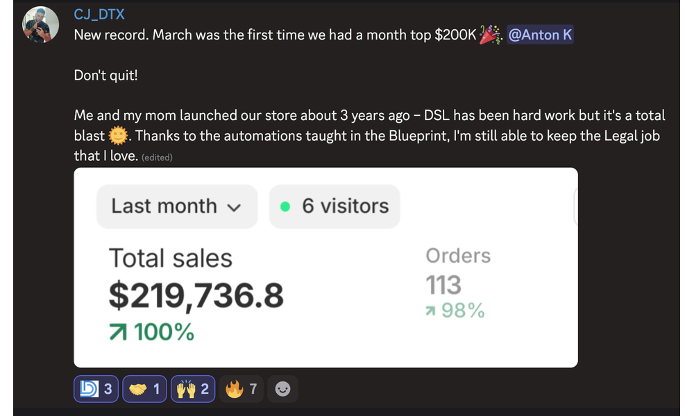 Member success story