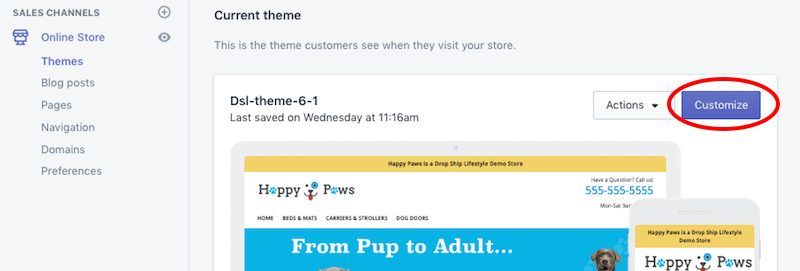 customize shopify theme customize shopify theme