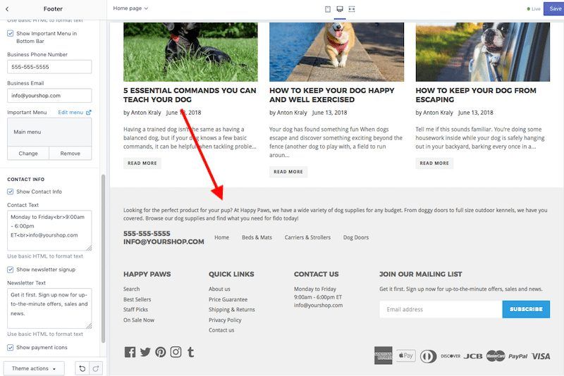 shopify theme store footer shopify theme store footer