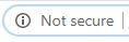 not secure