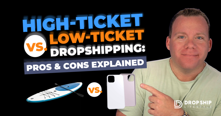 High-Ticket Dropshipping vs. Low-Ticket Dropshipping - Cover Image