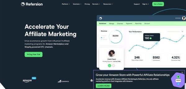 Refersion Affilate Marketing - Best Shopify Apps