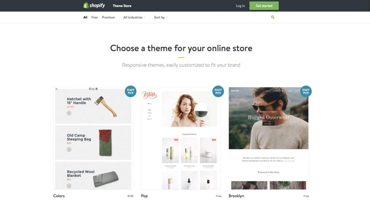 Shopify themes