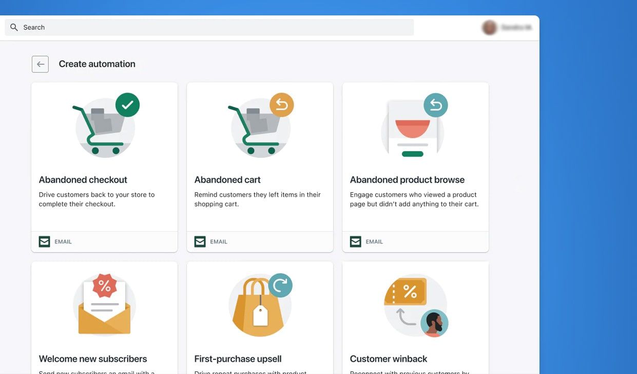 Shopify email marketing automation