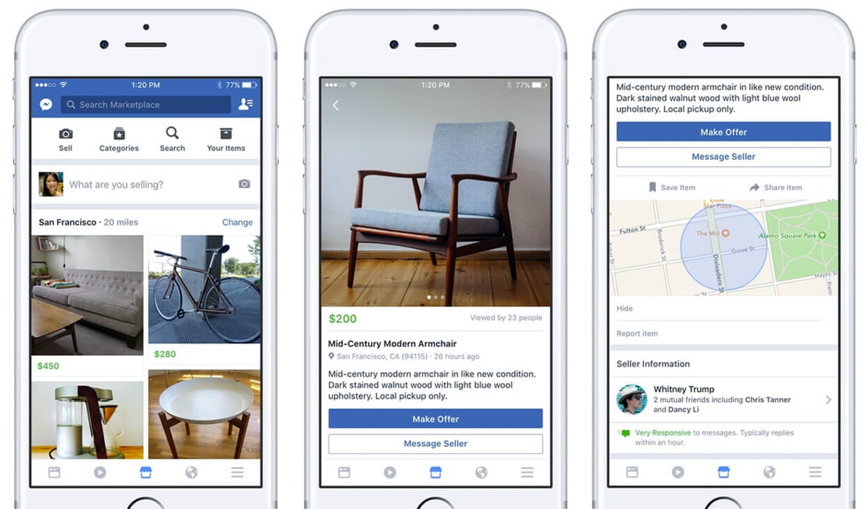 Facebook Marketplace - traffic source