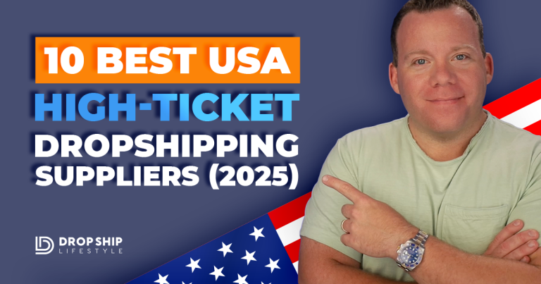 10-Best-USA-High-Ticket-Dropshipping-Suppliers - Blog Cover Image