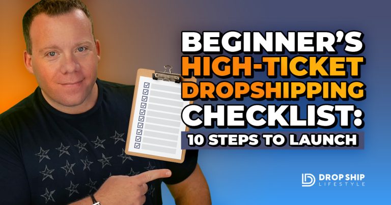 Beginner’s-High-Ticket-Dropshipping-Checklist--10-Steps-to-Launch - Cover Image