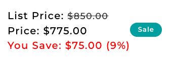 Display Transparent Pricing Display Transparent Pricing Example