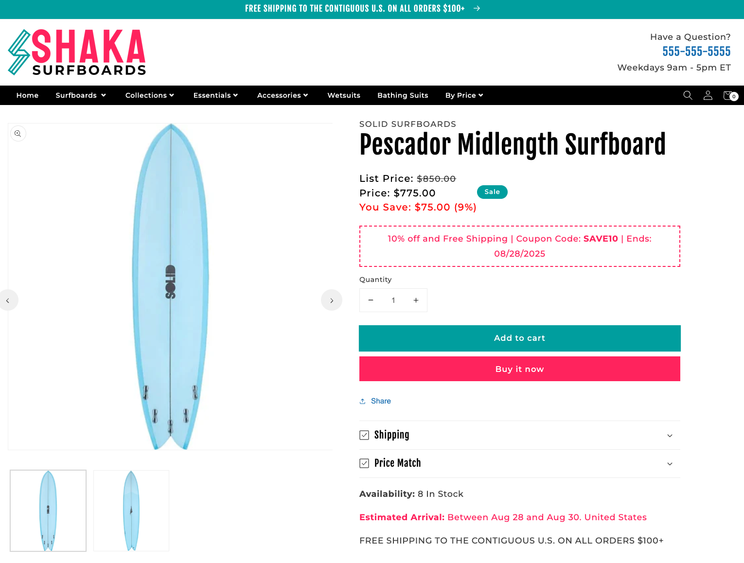 Shaka Surfboards Product Page Shaka Surfboards Product Page