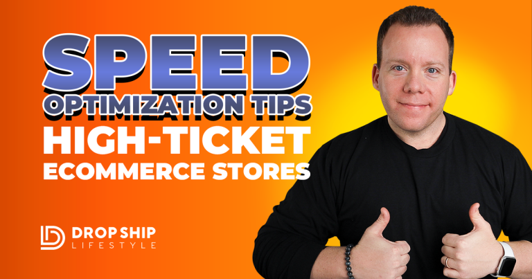 Speed Optimization Tips for High-Ticket eCommerce Stores - Blog Cover Image