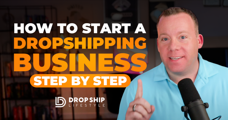 How to Start a Dropshipping Business (Step by Step) - Blog Cover Image