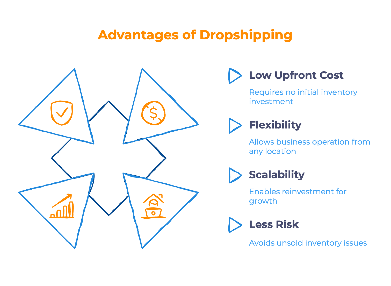 Why Do People Choose Dropshipping - Infographic