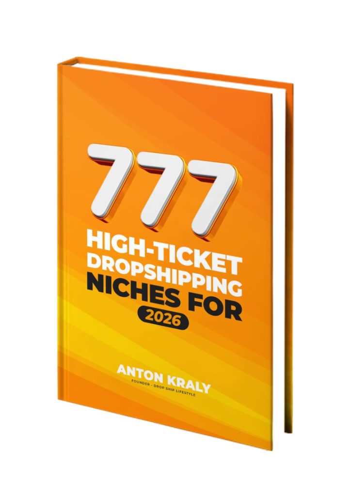 777 High-Ticket Dropshipping Niches book cover