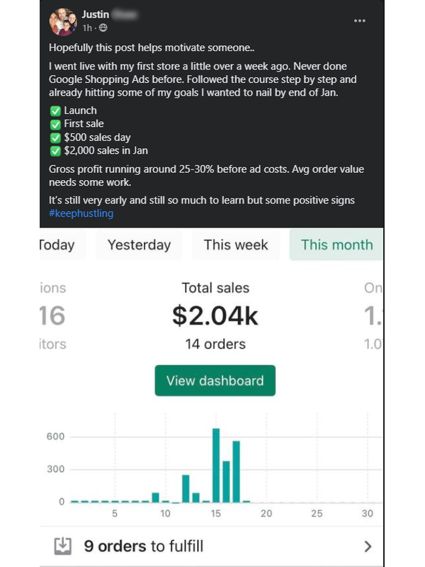 Member success story