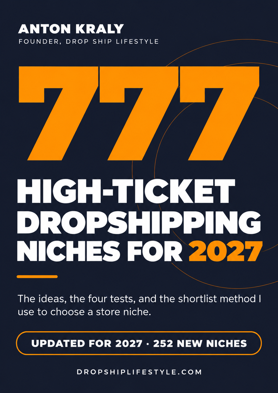 777 High-Ticket Dropshipping Niche Ideas for 2026